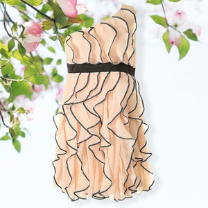 RYU Anthropologie Ruffle One Shoulder Dress Medium